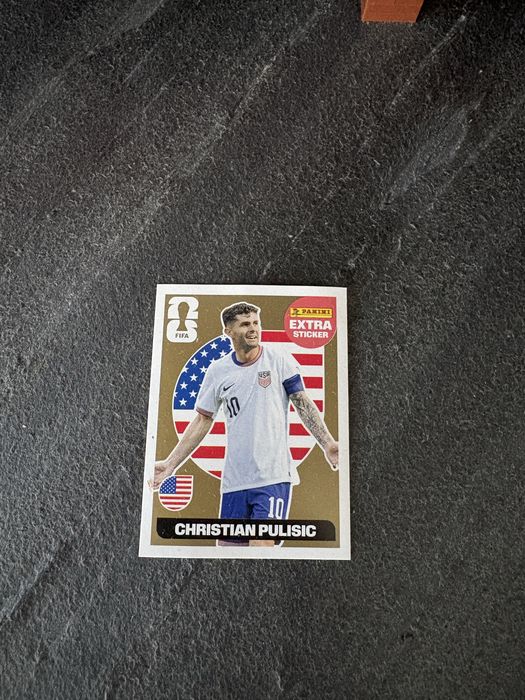 Extra sticker Кристиян Пулишич Златен