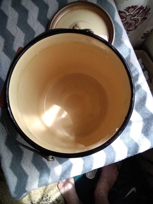 Бидон эмаль, б/у, сос отличное, без сколов