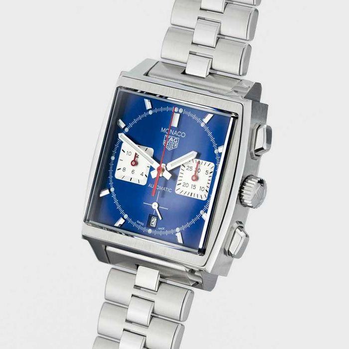 Tag Heuer Monaco Chronograph Blue dial CBL2111.BA0644