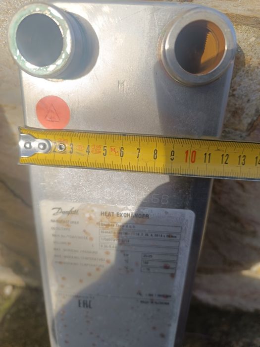 Топлообменник вода вода .