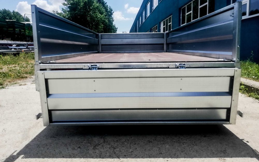 Remorcă nouă 750 kg basculabilă REPO cu acte RAR