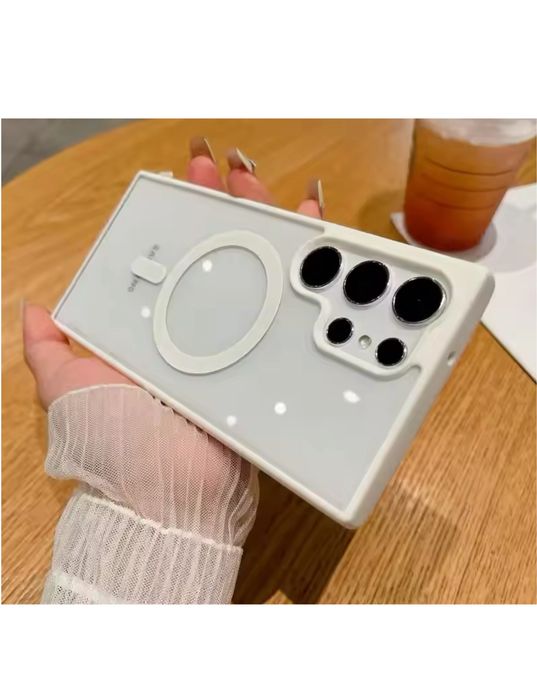 Samsung S22/S23/24/S24 PLUS/S25 ULTRA Husa Magsafe Hybrid Spate Clar