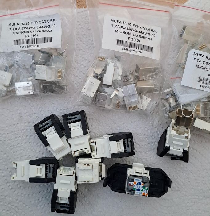 Module RJ45 cat 5+Mufe RJ45 cat 6