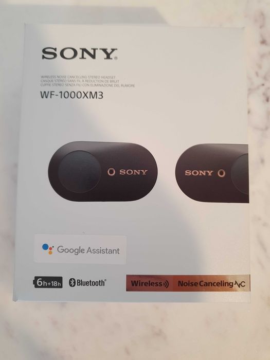 Casti Sony WF-1000XM3 fara fir negru