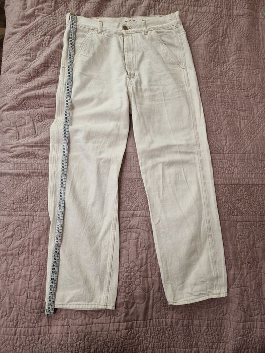 Бял мъжки дънкен панталон COS