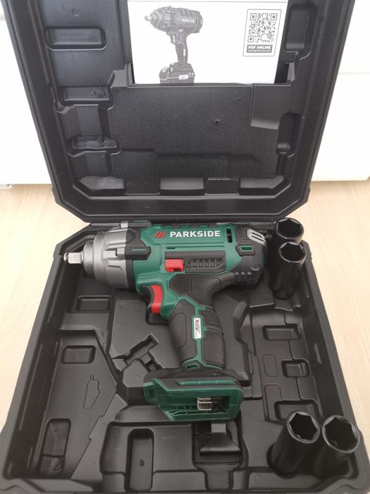 НОВ Немски Акумулаторен Гайковерт Parkside 400 Nm 20V Германия