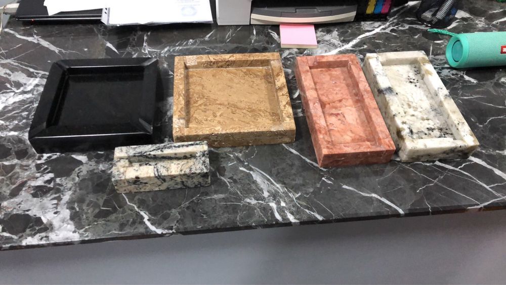 Пепелници за пури от мрамор и гранит различни видове и размери