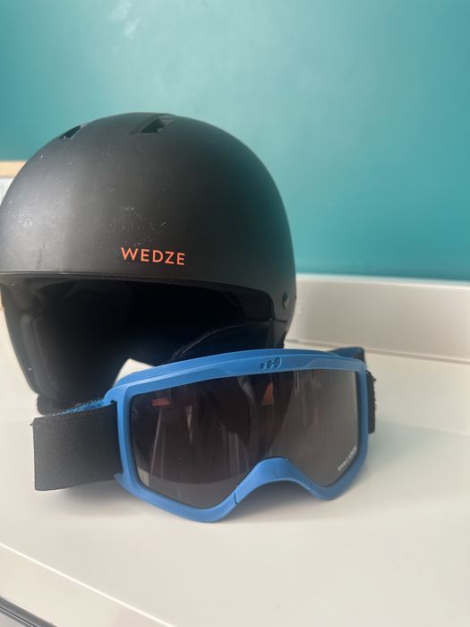 Casca de ski si ochelari wed’ze