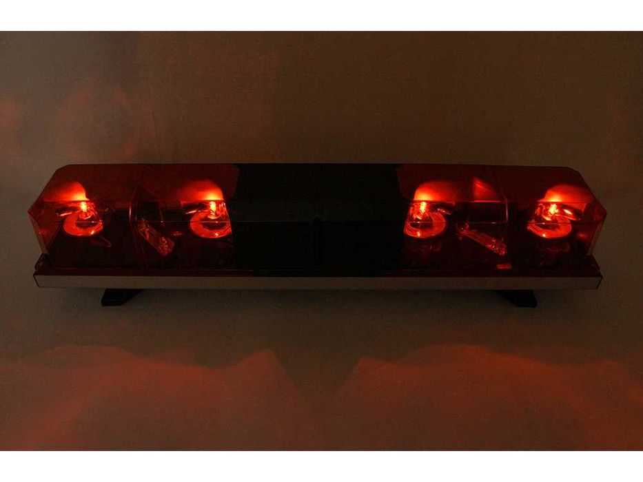 Rampă girofar halogen 12V – bară avertizare auto portocalie