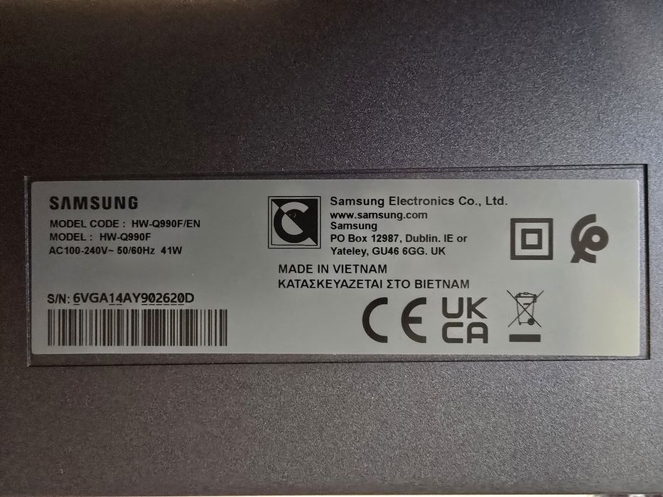 Soundbar Samsung HW-Q990F, 11.1.4, 756W - garantie eMag martie 2028