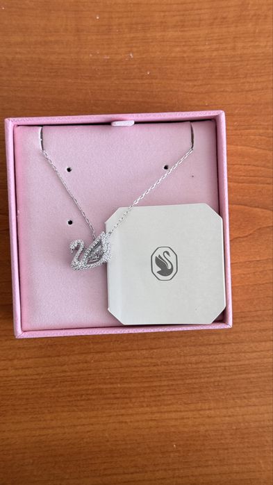 Colier Swarovski Lebădă cu Cristale