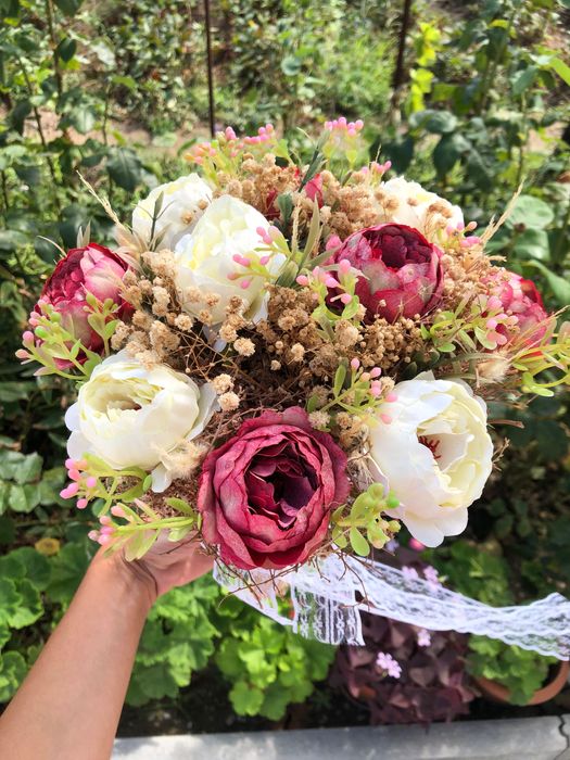 Нежен булчински букет