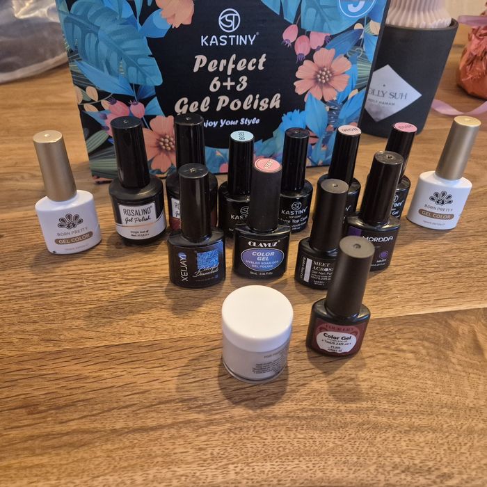 14бр гел лак +1бр Акрилна пудра