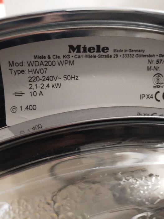Перслня Miele W Klassic 7кг