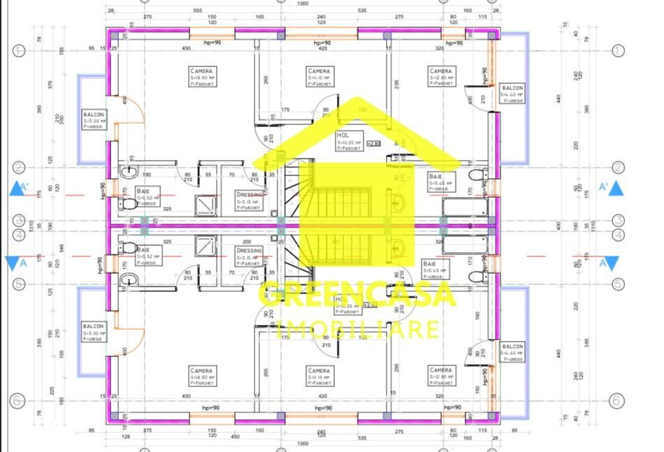 Duplex cu suprafata utila de 119 mp ,zona strazii Catanelor