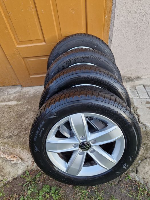 Roți iarnă jante Al Vw R16 T-roc, Passat Jetta,  Seat Ateca, 205 60 16