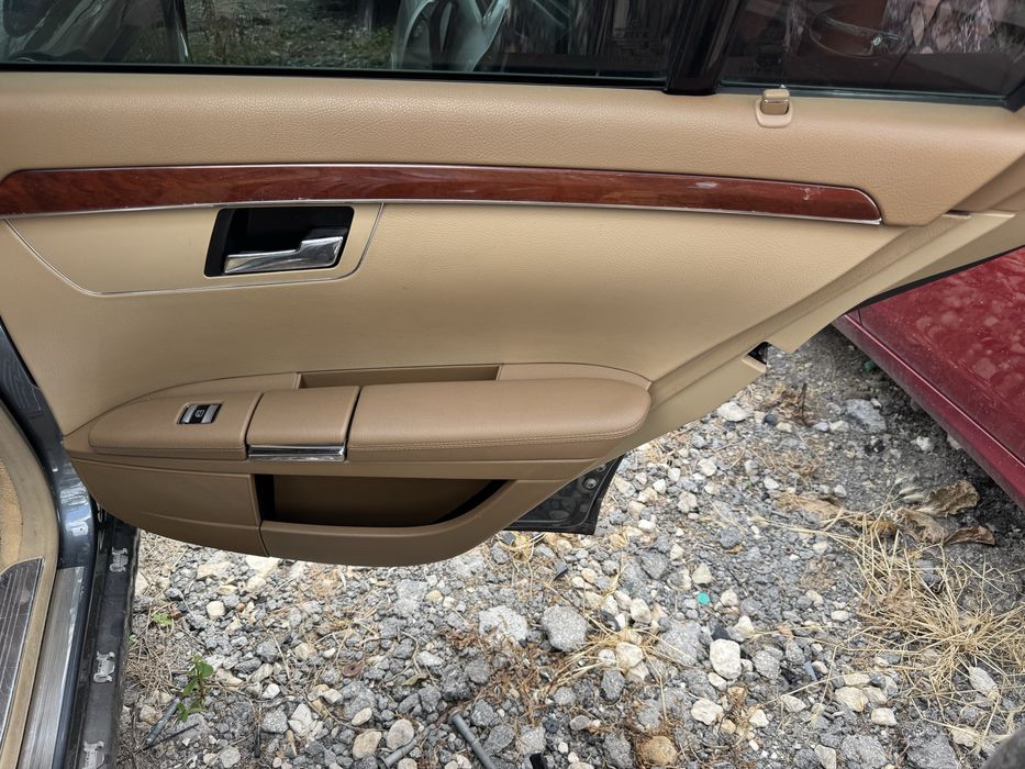 Кожен салон с подгрев и памет за Mercedes W221 къса база