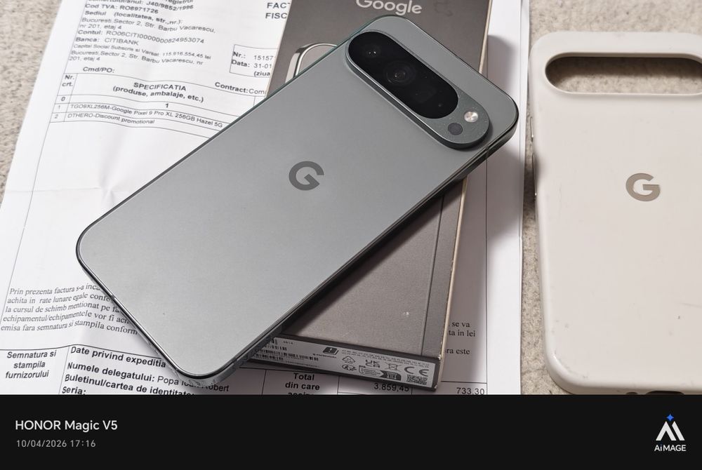 Google Pixel 9 Pixel XL -256 GB Hazel / Husa Originala bonus / Garanție