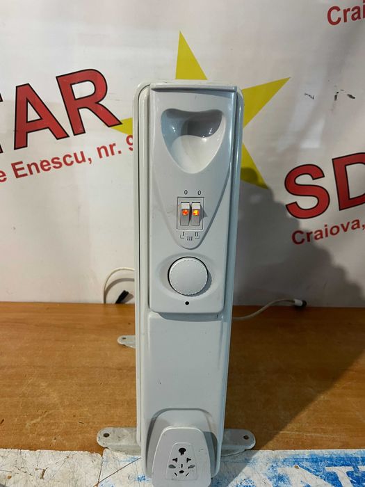 Calorifer electric cu ulei 2000 W, 8 elementi 3 trepte de putere