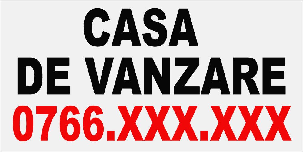 bannere cu mesaje de vanzare , de inchiriat  . Benar baner bener