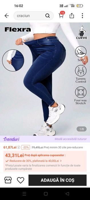 Blugi noi pentru femei, 4xl