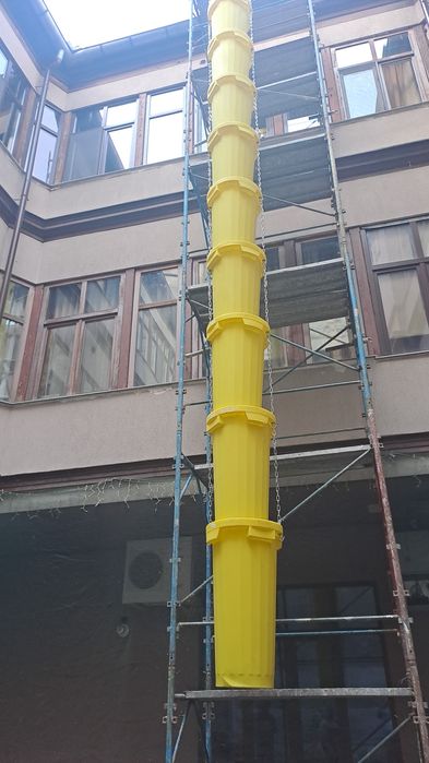 Închiriez tobogan deseuri  moloz tubulatura  jgheab transport moloz bu