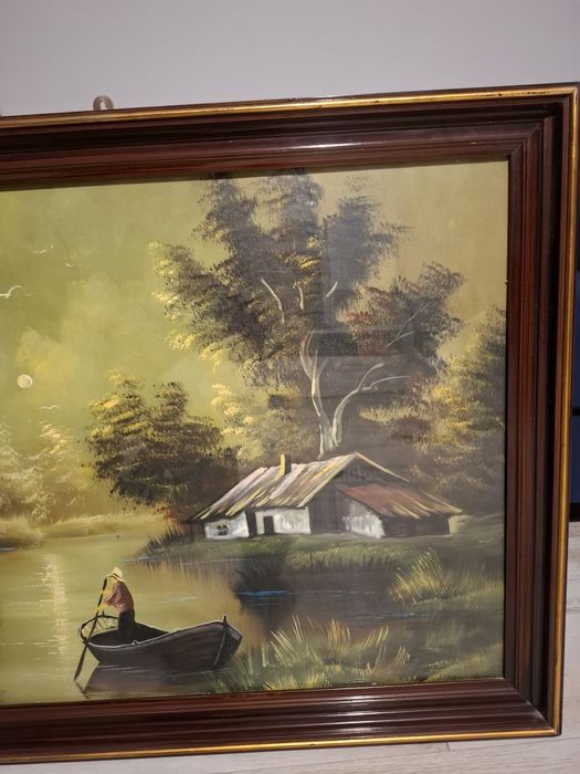 Vând tablou pictat pe hartie