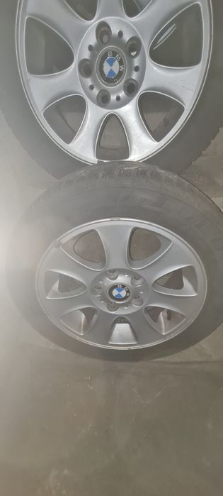 Roți aliaj 5×120 bmw originale cu anvelope M+S