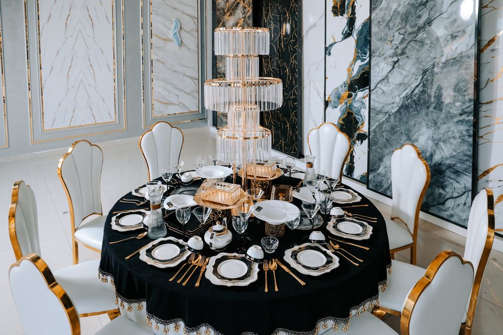 Toyxona va arendaga Stol ustiga qandil