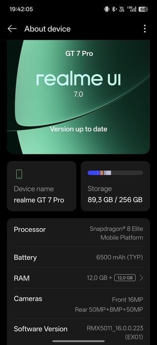 Realme GT7 Pro 12/256GB Mars Orange+Realme WatchS. Preț FIX,nu schimb!
