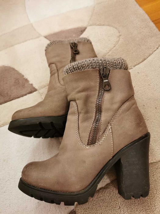 Маркови зимни боти Steve Madden естествена кожа