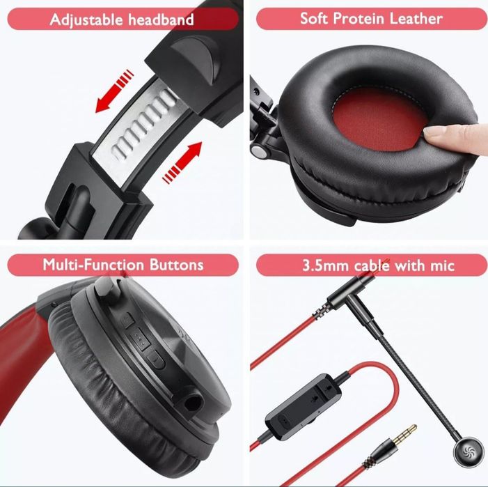 Промо  Нови Безжични слушалки OneOdio Studio Pro-M, Bluetooth 5.2 до 1