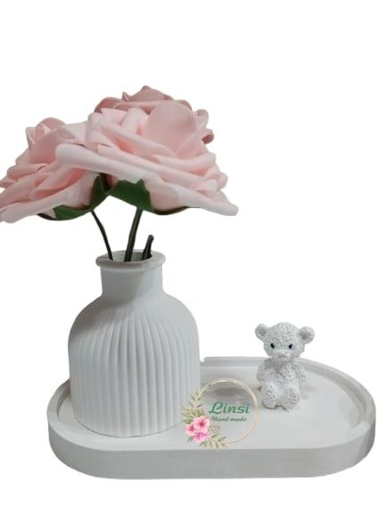 Гипсови вазички, свещички, кутийки за бижута