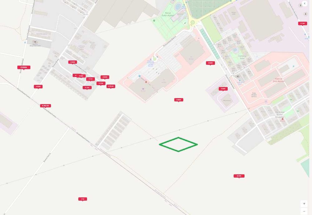 De vanzare 20000 mp intre  METRO Berceni si Kristal Residence.