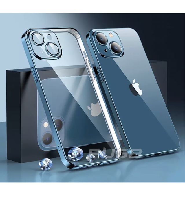 Husa Electroplate Slim Silicon 0,5MM - Iphone 13/14 PRO MAX PLUS
