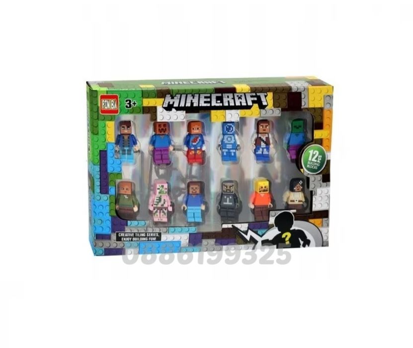 Голям Комплект фигури Майнкрафт, Лего Minecraft