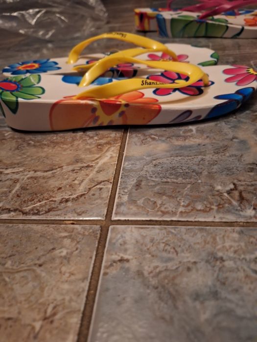 Papuci de plaja  colorati