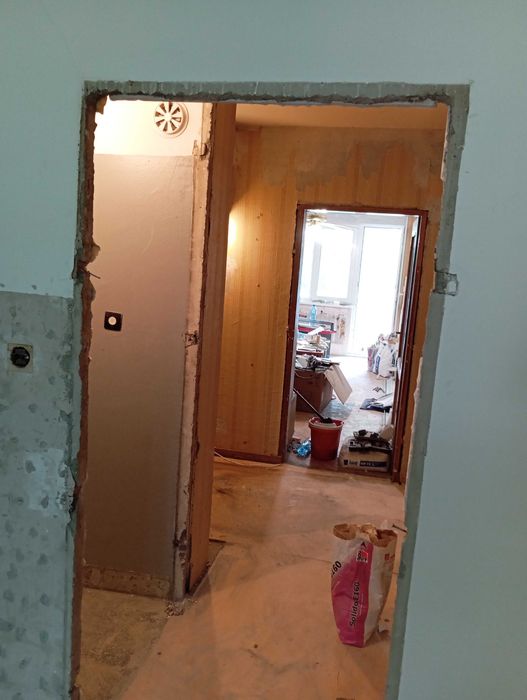 Къртене на баня, комини, подпрозорец, замазка, тухли, бетон