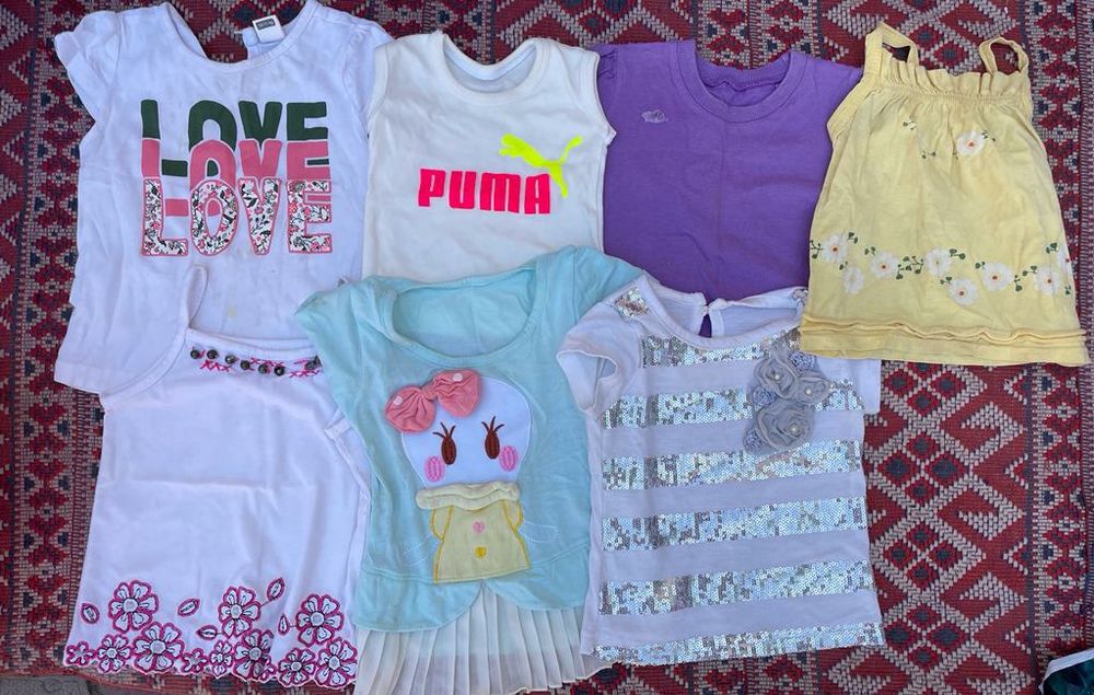Вещи для девочек на год -полтора по 300т