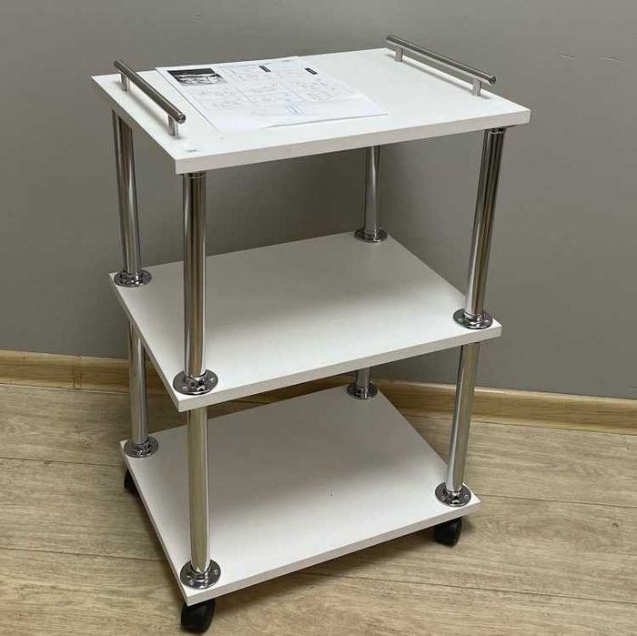 Этажерка Cosmotec MSUA0025, ЛДСП, 35x45x70 см, белый ProSalon.kz