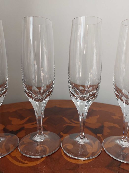 Set 6 pahare cristal șampanie nefololosite