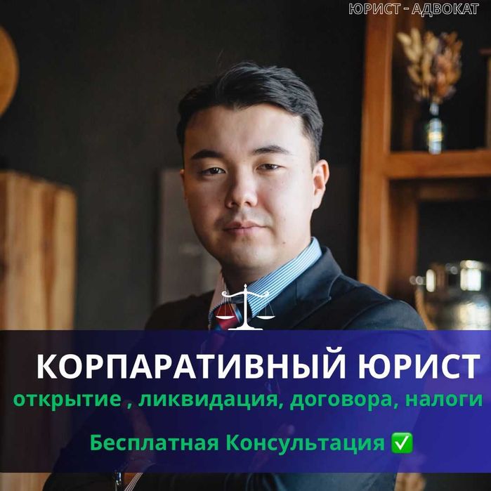 Юрист  Представительство в суде , обжалования , работа с ТОО ИП