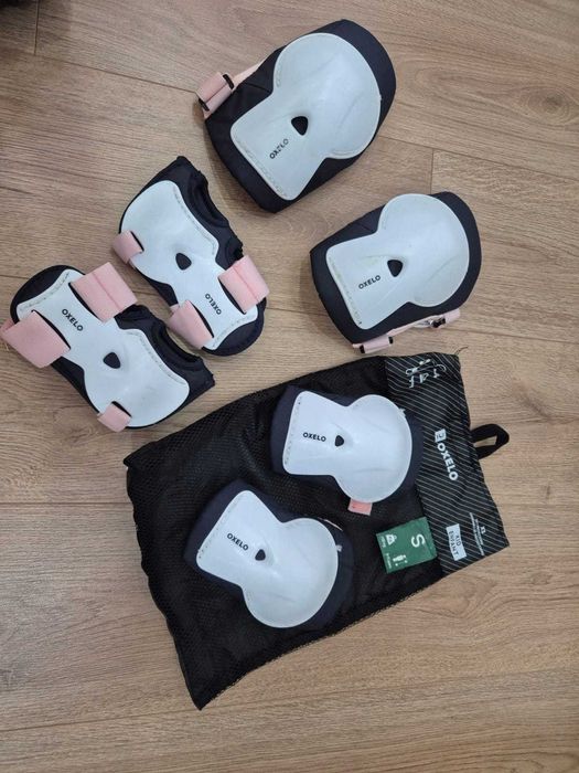 Role copii Oxelo Play5 30-32 + protectii S, stare foarte buna