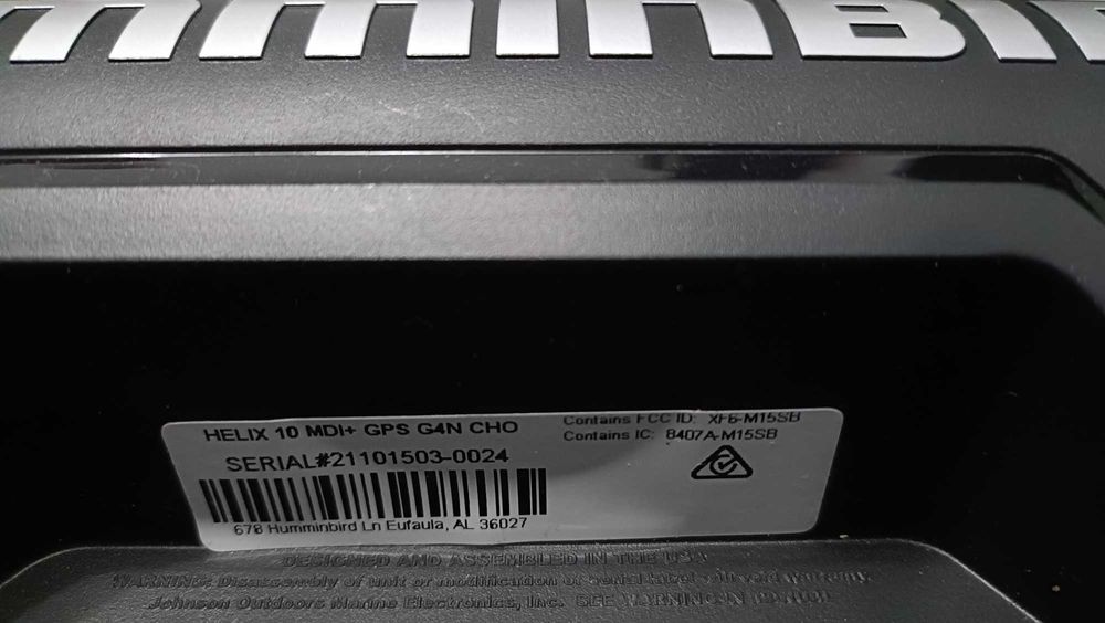 Sonar Humminbird Helix 10 G4N MDI+