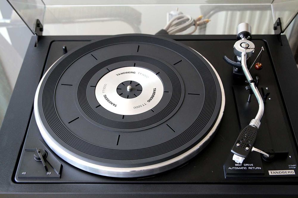 Pick-up Tandberg TT 5000 complet revizuit cu doza si ac noi AT3600L.