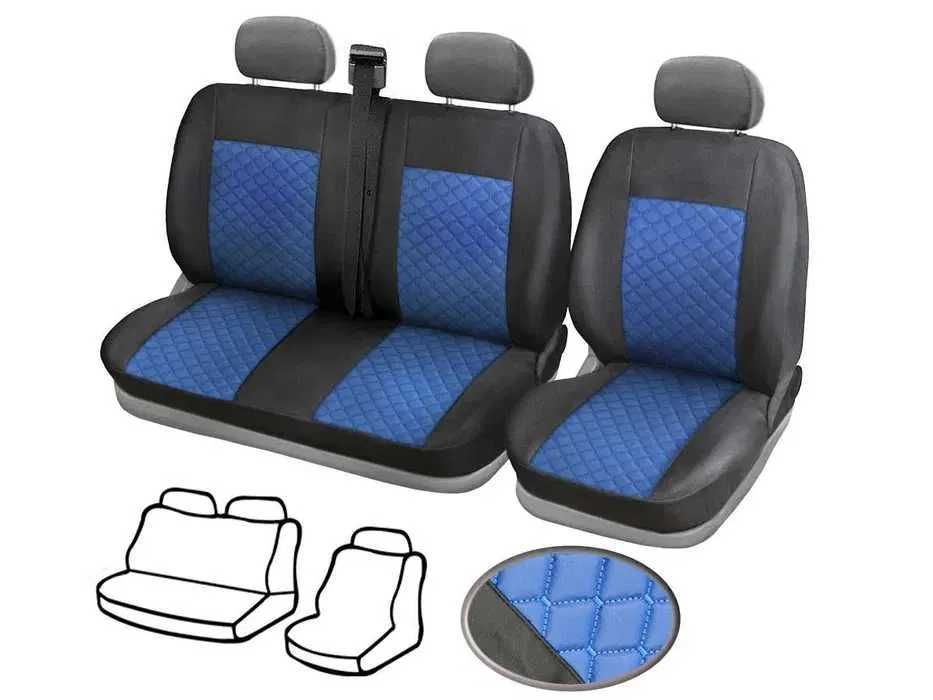 Huse scaune Piele ecologică Volkswagen T4 / 1990-2003 / 10 culori