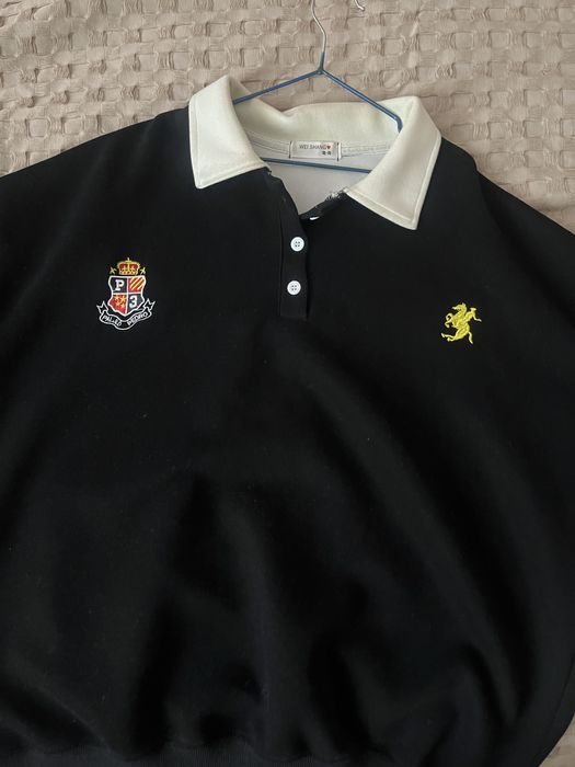 свитшот черный polo размер стандарт