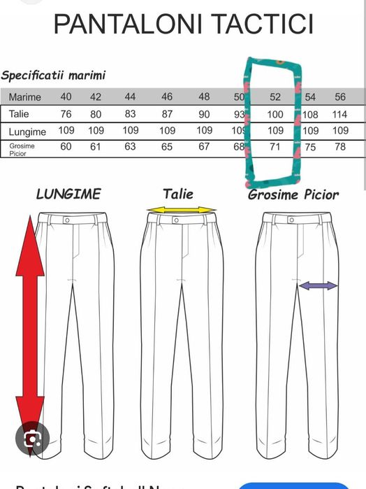 Pantaloni  stofa barbat marimea 52