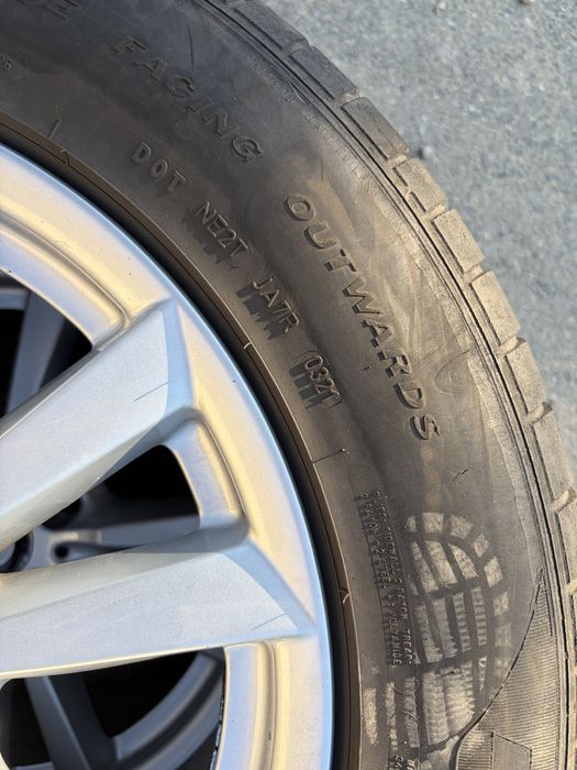 Roti complete / Jante BMW X5/X6 F15/F16 255/55/18 RunFlat cu steluta, anvelope DOT 21