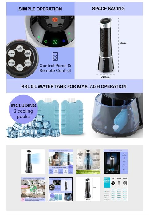 Вентилатор/Skyscraper Ice/ Охладител на въздух